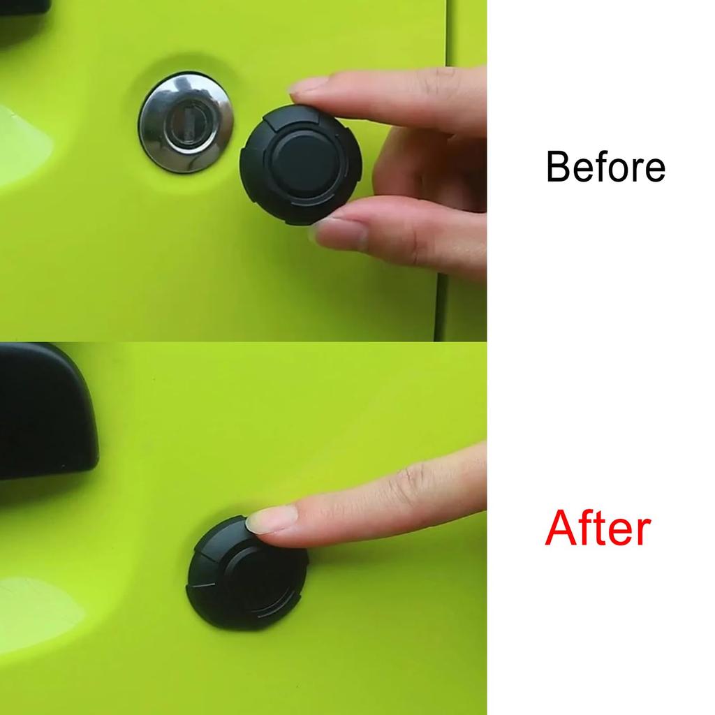 MOREFULLS Jimny Keyhole Cover, Waterproof, Dustproof, Easy to Install, Durable and Durable, JB64 Jimny