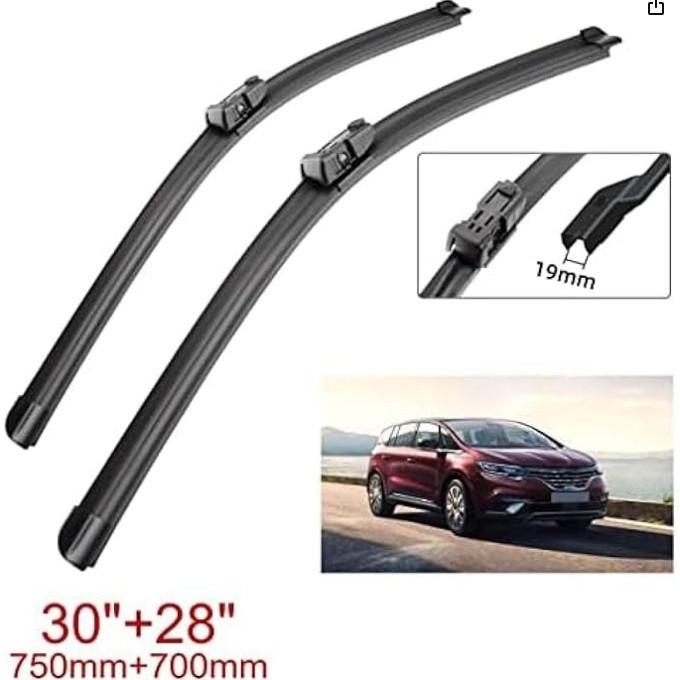 

Suitable for Renault EspaceV2015 2016 Wiper Wiper 30 inch + 28 inch pair wiper Renault EspaceV2015 2016 30 inch + 28 inch