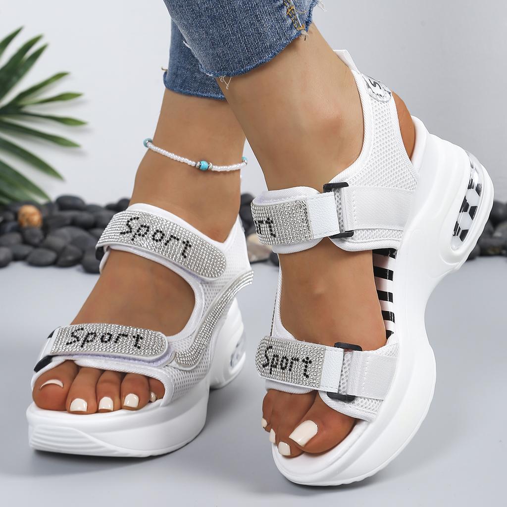 Fashionable and Elegant Sexy High Heel Sandals for Women in Summer New Round Toe Thick Sole Comfortable Casual Sandals