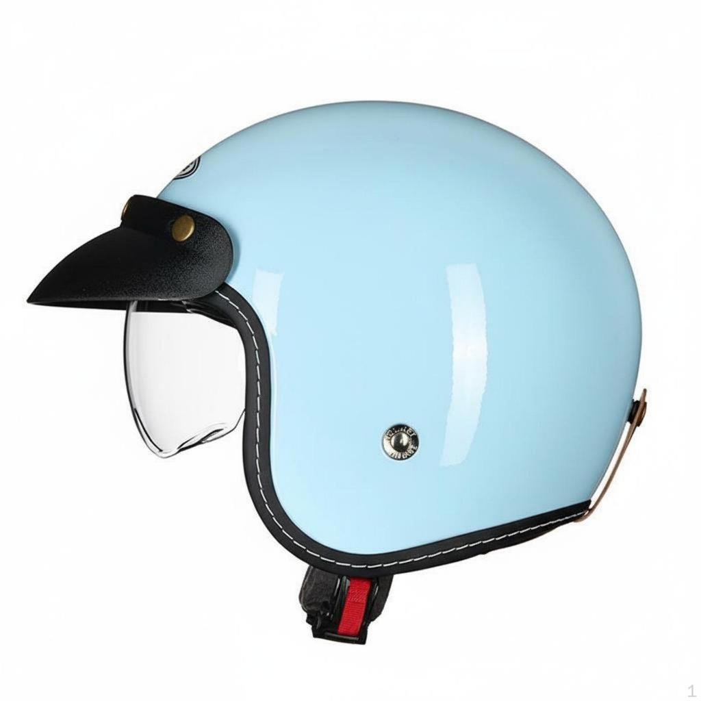 Retro Half Helmet 3C Certified Breathable Riding Headgear for Men, Women, City Commuting M