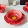 Leichte Luxus Keramik Blumenteller Haushalts Suppenschalen Gebäckschale Dekorative Schale Nachmittagstee