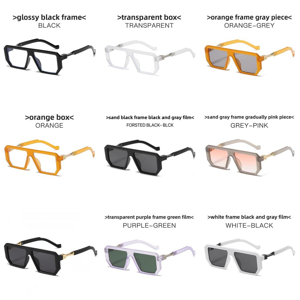 Retro Square Sunglasses For Men And Women With Uv400 Protection Fashion Outdoor Wear