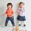 MIKIHOUSE HOT BISCUITS Baby Sweatshirt Boys Girls Long Sleeve Terry Pile Pullover Kids Clothing Orange 90cm 70-5602-688