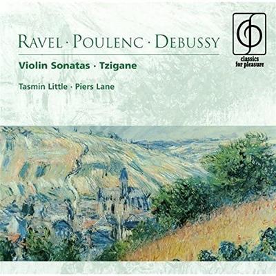 CD TASMIN LITTLE & PIERS LANE - Ravel/Poulenc/Debussy:Vln Sons EU Classical Used