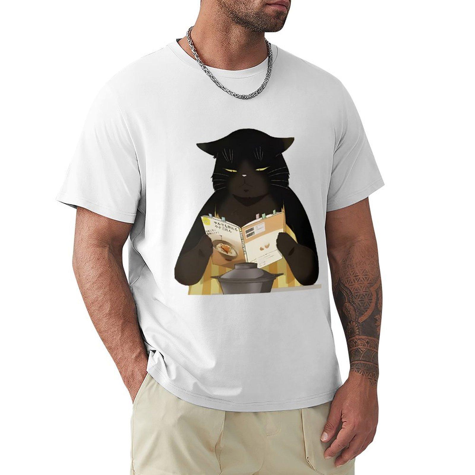 The Masterful Cat Is Depressed Again Today TShirt Luxury man valentines boutique clothes shirts men graphic S