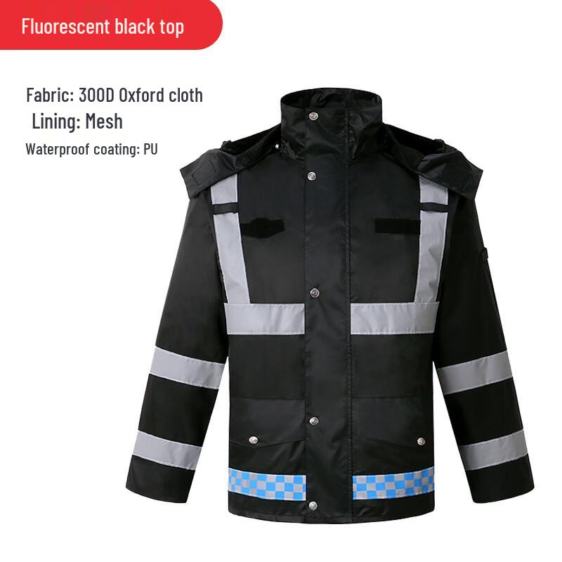 Kids High-Visibility Reflective Rain Jacket