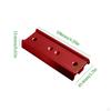 Dovetail Mounting Plate Accessory Professional for Astronomical Telescope 1/4 Screw Thread Good