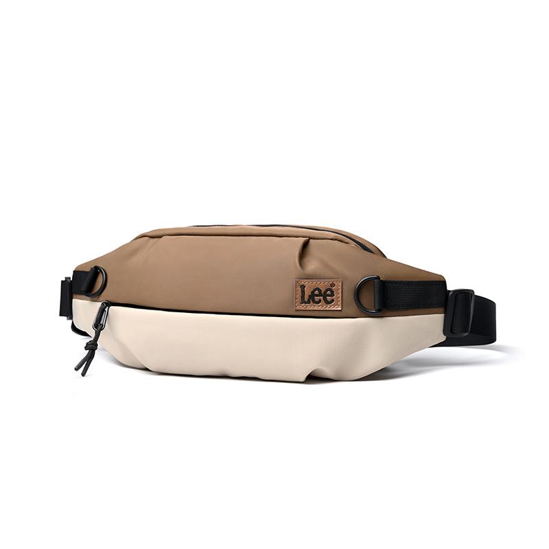 New Lee Oxford Crossbody Bag, Fanny Pack, Sling Bag Regular Unisex Apricot Coffee LE240032M-319