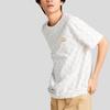 Puma Ss25 Brand Logo Letter All Over Print Round Neck Short Sleeve T-Shirt Unisex T-Shirt Ivory 689272-02
