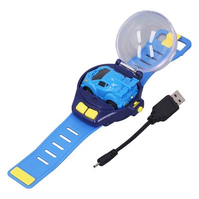 Mini Carro de Controle Remoto Relógio Brinquedos Carregamento USB Desenho Animado Fofo Pulso Carro de Corrida Relógio para Meninos Meninas