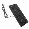 USB-Tastatur mit Kabel 78 Tasten   Dünn   Tragbar   Rutschfest   Tastatur für Laptops Desktops