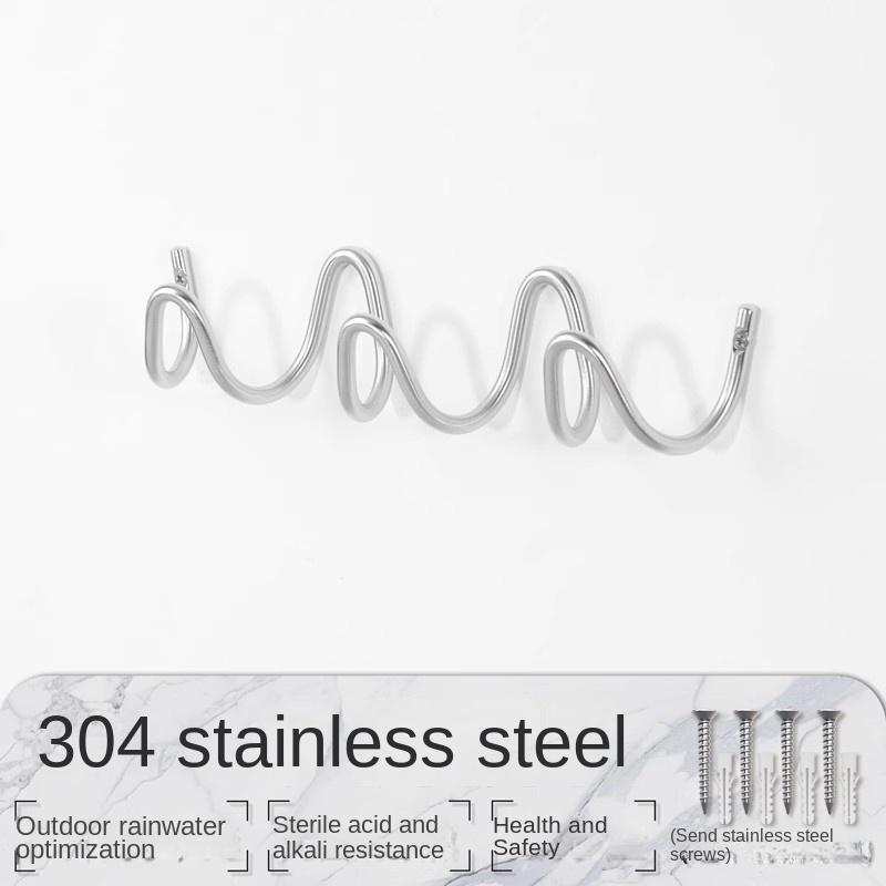 MOMO Minimalist Hooks Entry Bauhaus Coat Rack Wall Hanging Wall Behind Door Entryway Clothes Hat Hooks Electroplated Metal Hooks