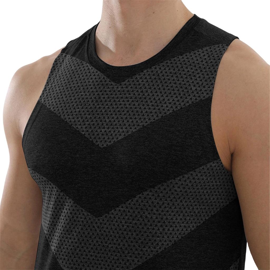 Herren Sport-Ärmelloses Shirt Leichte Atmungsaktive Tanktop für Laufen Basketball Training Fitnessstudio Fitness Workout Sportweste
