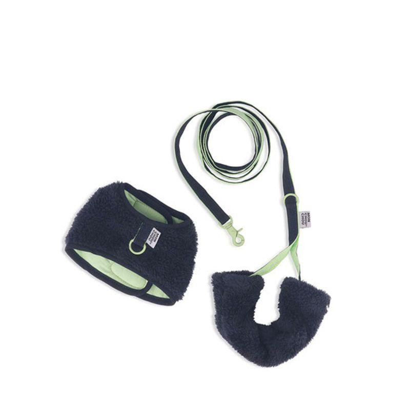 MONCHOUCHOU Hallo! Bärenfellgeschirr Marineblau