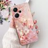 For Xiaomi Redmi Note 13 Pro Plus 5G Phone Case Redmi Note13 13 Pro 13 Pro+ 5G Elegant Floral Cat Soft Silicone Clear TPU Cases