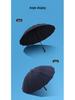 Paradise 16-Rib Extra Large Business Umbrella - Semi-Automatic, Double Person, Sun & Rain Protection with Long Handle