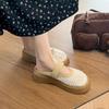 Thick-bottomed Mesh Breathable Bag Head Half Slippers Women's Outer Wear 2025 New Summer Fashion One Pedal with Skirt Sandals