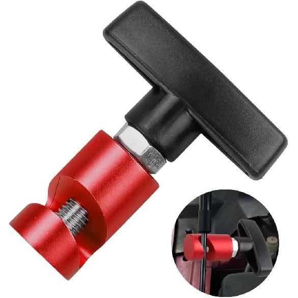 Zipelo Lift Support Clamp, Hood Strut Fixing Clamps with Brass Core, Shock Prop Strut Stopper Retainer for Car Hood, Spark Plug Gap Gauge Tool,
