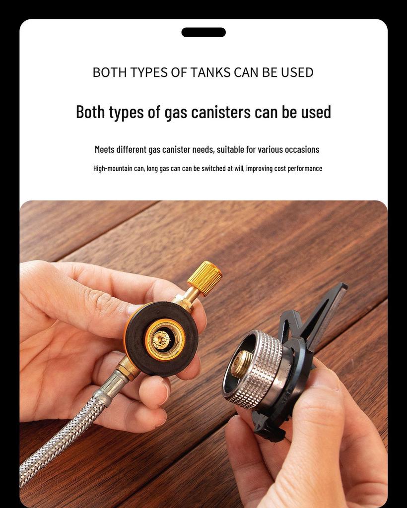 Tuocun Portable Outdoor Camping Stove: Folding High-Altitude Gas Burner