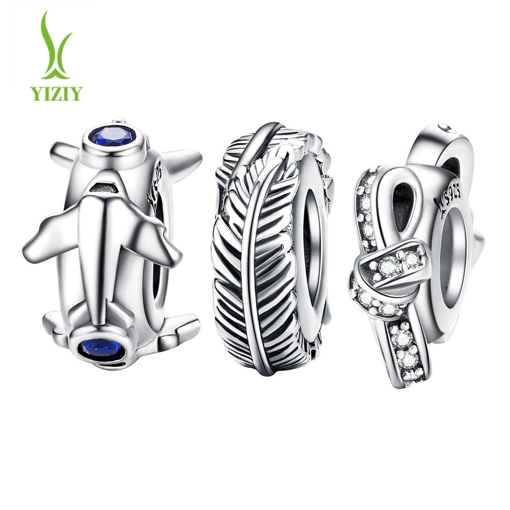 Charm 925 Sterling Silver Bead Separator Collection Diy Beaded Bracelet Jewelry Silicone Silver Accessories