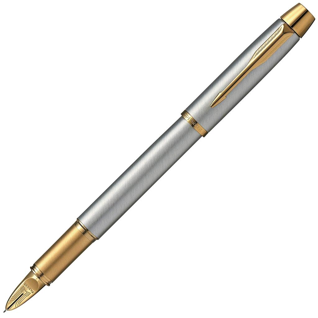 PARKER 5th IM GT Fine Nib Water-Based Pen, Gift Boxed, Officially Imported, Product Number 2073224