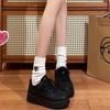 Fashion 2025 New Sports Fashion New Black Women's Shoes Autumn Casual Board Shoes Height Increasing Versatile Trendy Shoes for Women