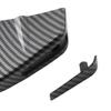 4 Stück Universal ABS Auto Modifiziert Heckstoßfänger Diffusor Spoiler Heckstoßfängerlippe Diffusor Antikollisionszubehör enthalten