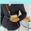 Sac bandoulière mini chaîne tendance pour femmes en noir, vert, bleu et violet élégants