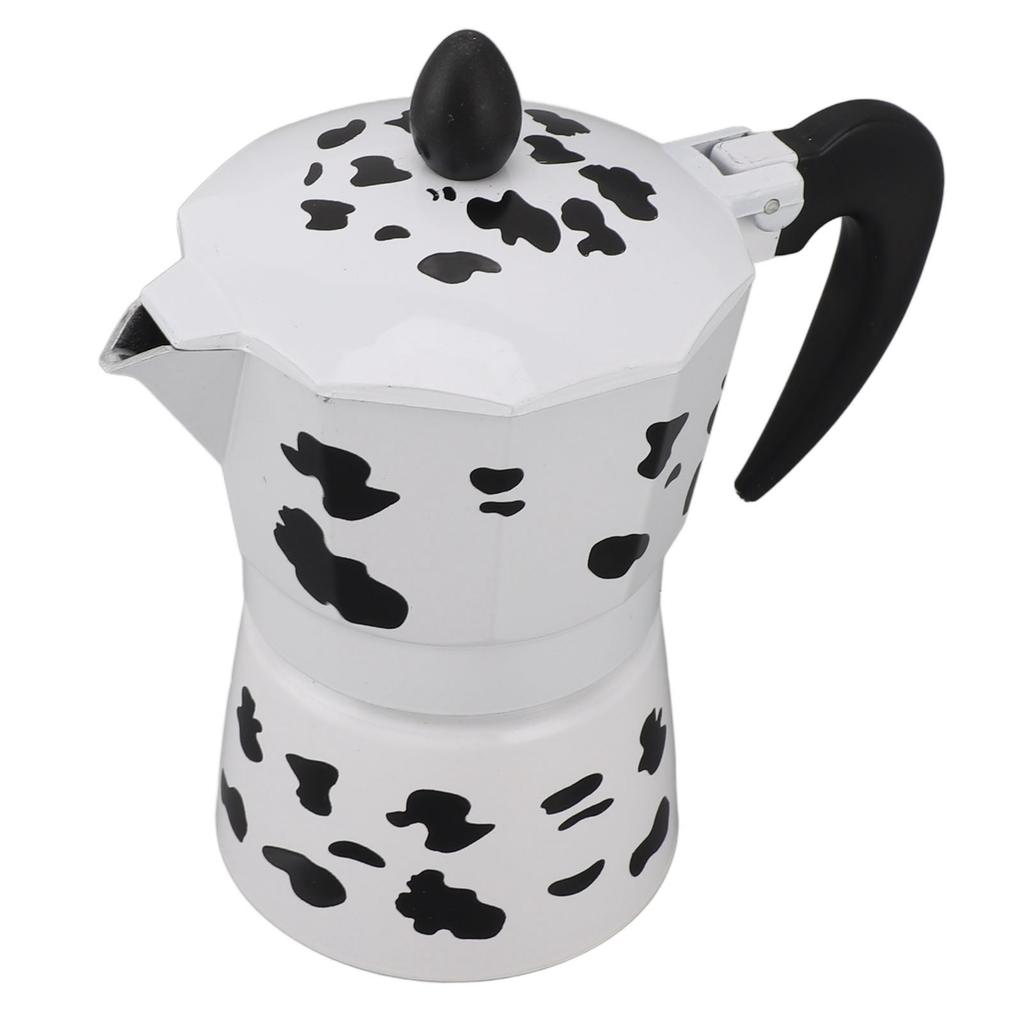 Milk Cow Color   Pot Aluminum Coffee Pot Coffee Maker for Home Cafe Outdoor Activities Camping Travel