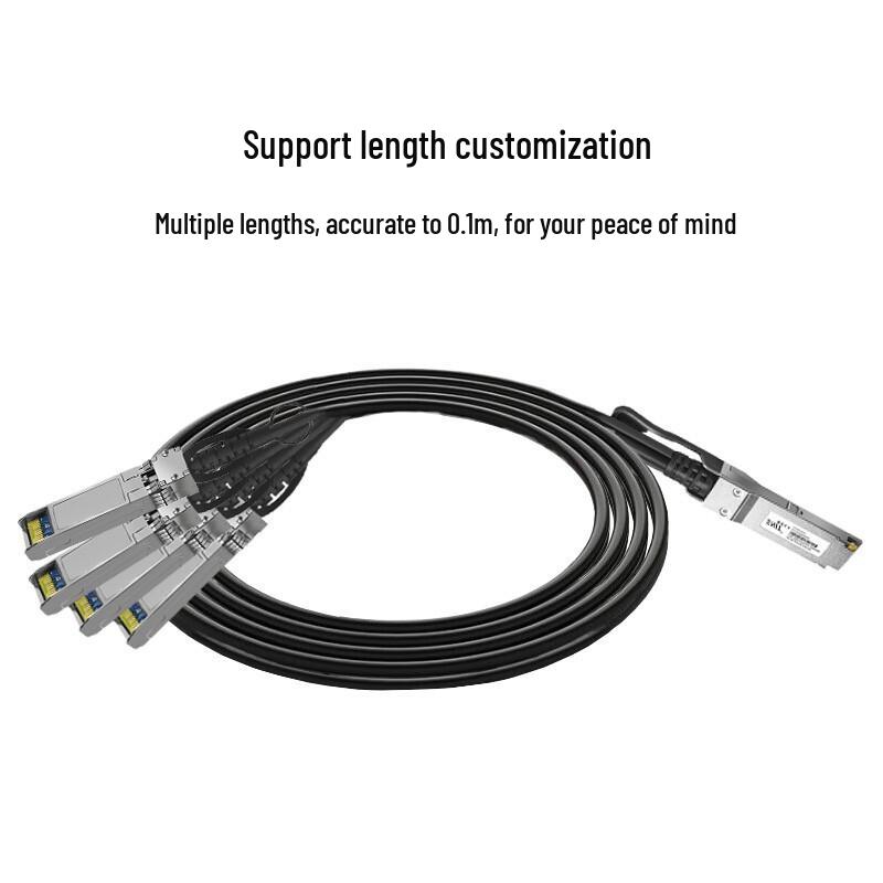 SNIT 40G QSFP to 4x10G DAC Passive Copper Cable