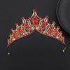 Metal Princess Tiara Gold Rhinestone Crown Trendy Baroque Crown  Dress Accessories