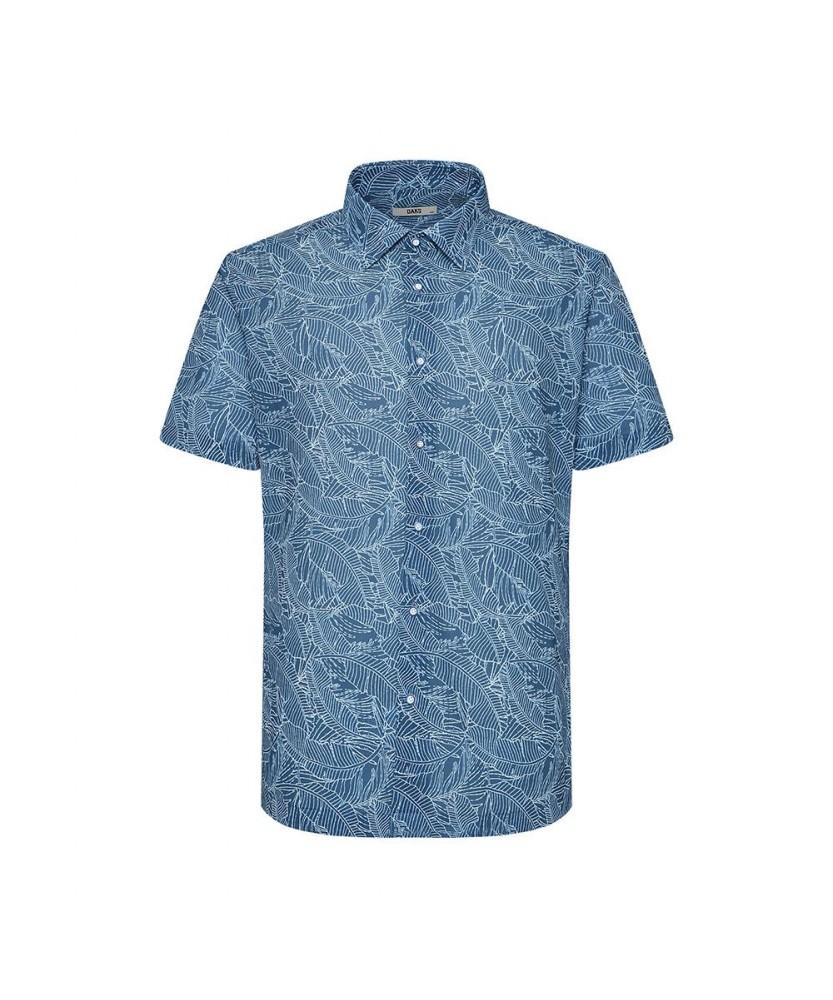 Dagseusyeocheu Easy Care Stretch Leaf Print Dress Shirt_Dms1Shds135N1