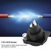 20pcs 3Pin XLR Connector Female Socket Audio Amplifier Adapter Plug with Waterproof Cover