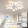 LED Flower Ceiling Light Dimmable Modern Lamp Soft Light Eye Protection Night
