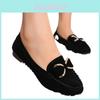 Womens Spring Casual Loafers With Bowknot And Rubber Sole For Driving And Office Use