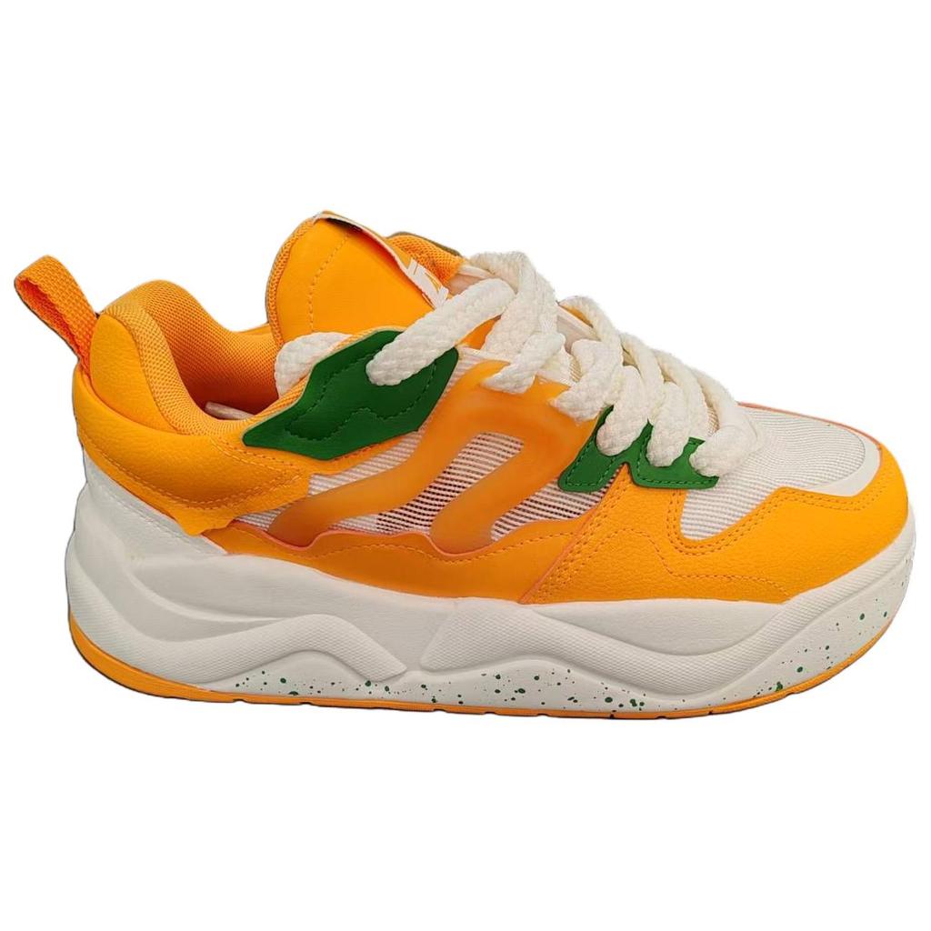 Anta Casual Fashion Comfortable Breathable Lightweight Low-Top Skate Shoes Men Sneakers White Orange 112528029-1