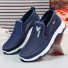 Mesh Breathable Shoes Men's Summer Thin Hollow One Pedal Casual Flying Woven Mesh Lightweight Sports Shoes Cloth Shoes