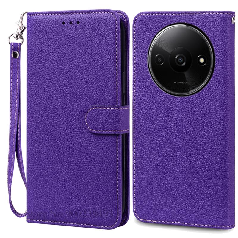 Für Redmi A3X Fall Leder Flip Brieftasche Abdeckung Für Xiaomi Redmi A3X Fall Buch Brieftasche Abdeckung Für Redmi A 3X A3X Fall Coque Fundas