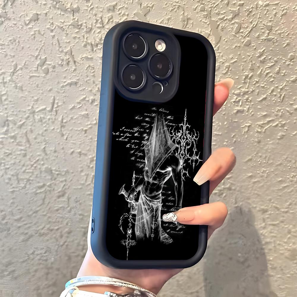 

Gothic Cyber Sigil Cross Phone Case For IPhone 17 Pro Max 16 15 14 Pro Max IPhone 13 Pro Max 11 Plus Silicone Cover iPhone 16