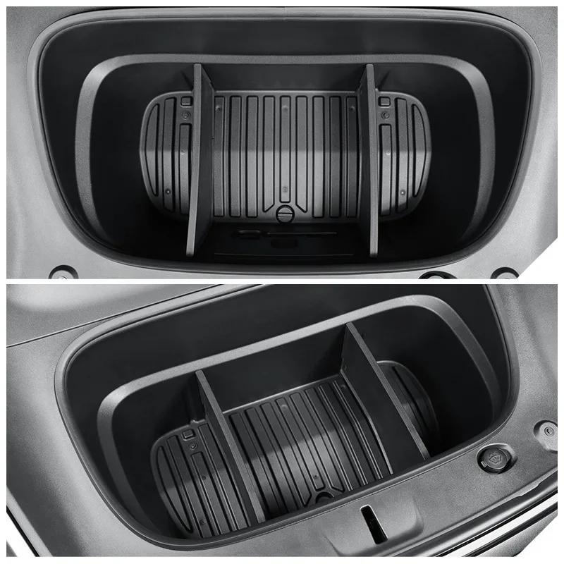 Front Trunk Storage Partition for Tesla Model Y Juniper 2025 Organizer Divider Baffle Cargo Cover Protector Board Accessories