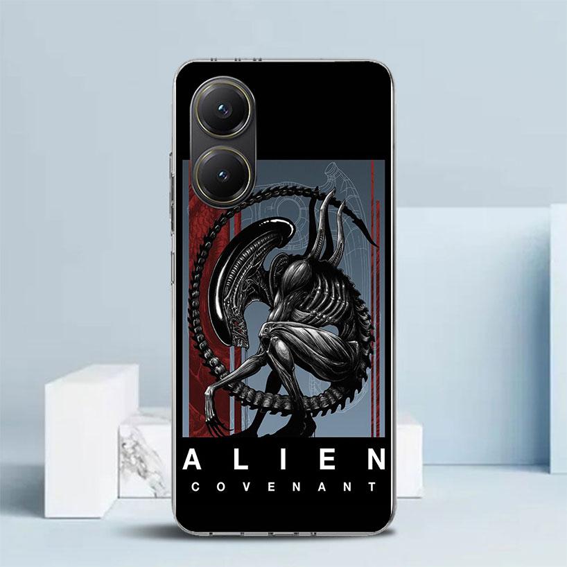 Coole A-Alien X-Xenomorph Soft Hülle für Xiaomi Poco F7 Ultra X7 X6 X5 Pro M7 Handyhülle Redmi 15 15C 13 13C 12 12C 10 10C Druck