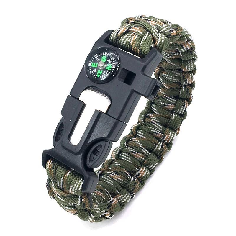 RCTK 5-in-1 Paracord Survival Bracelet with Compass