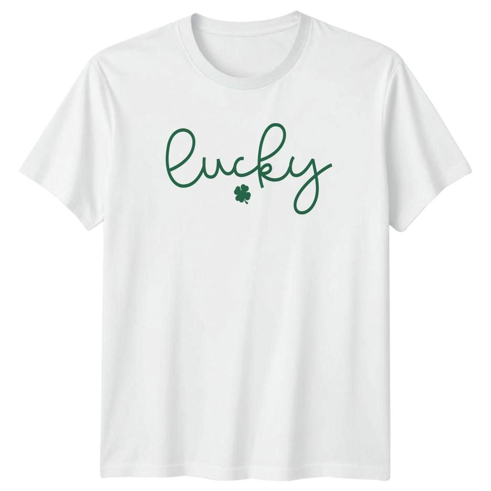 Lucky TShirt St Patricks Day Irish Holiday Gift For Him And Her