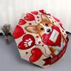 1pc Corgi Valentine's Day Heart Balloon Love Letter Umbrella with Plastic Handle,Suitable for All Seasons Umbrellaptys26019