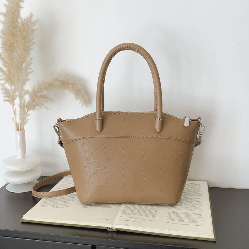 

Женская сумка-тоут большой вместимости 2025: Сумка-тоут Sense класса люкс для поездок на работу, сумка через плечо и сумка на плечо с дизайном крыльев Standard коричневый