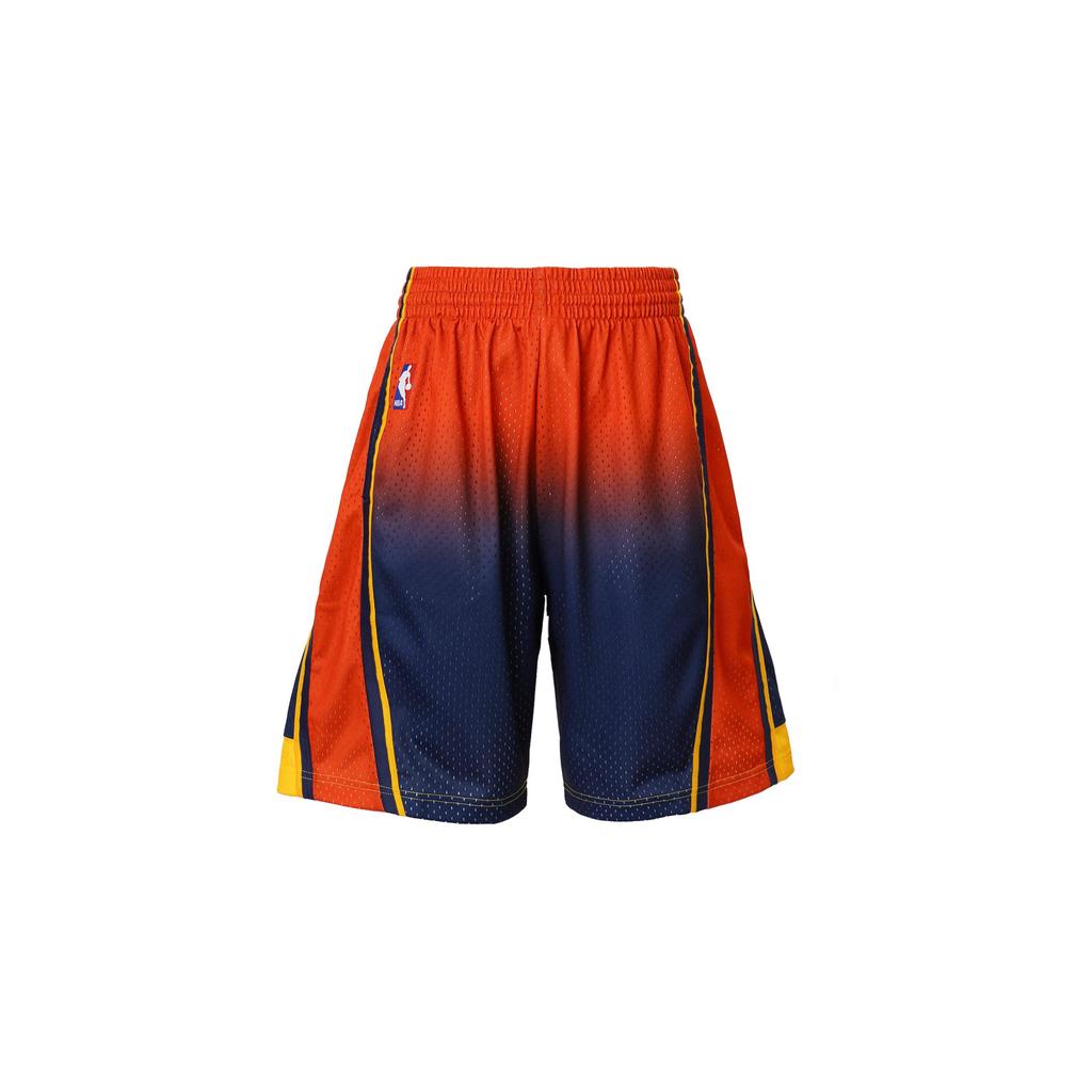 Mitchell & Ness Basketball Shorts Men's Black Red SMSH4393-GSW09PPPNYOR