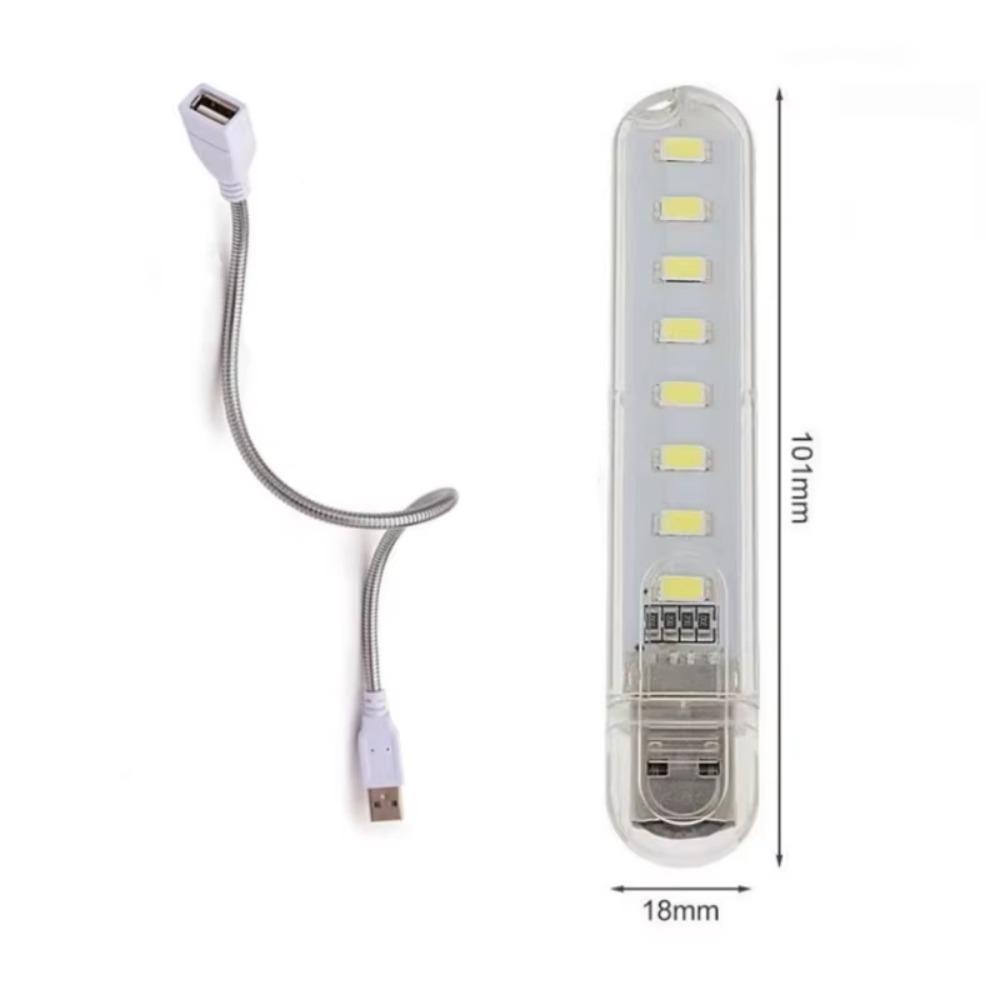 8/21 Leds Grow Light Full Spectrum Plant Lamp with Flexible Hose Indoor Greenhouse Phyto Lamp Flower Seedling Hydroponic Light