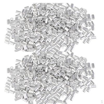 0.8mm + 1mm Enkele Huls Krimpmoffen Aluminium Kit