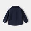 2-10 Years Kids Boys Lapel Long Sleeve Pullover Spring Autumn Coat