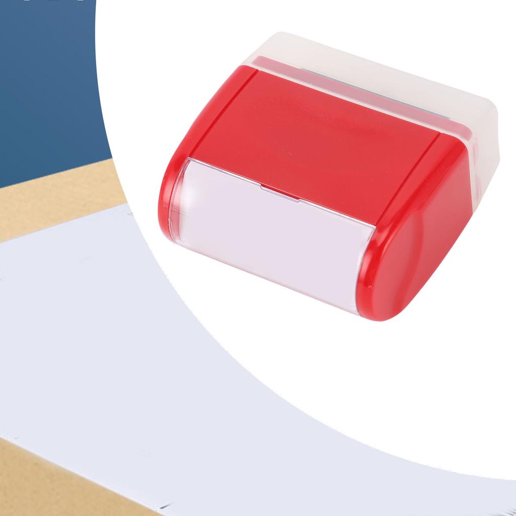 ID Protector Ink Roller Stamp Portable ID Confidential Security Roller with Refill Inks for Invoices Authorization Documents